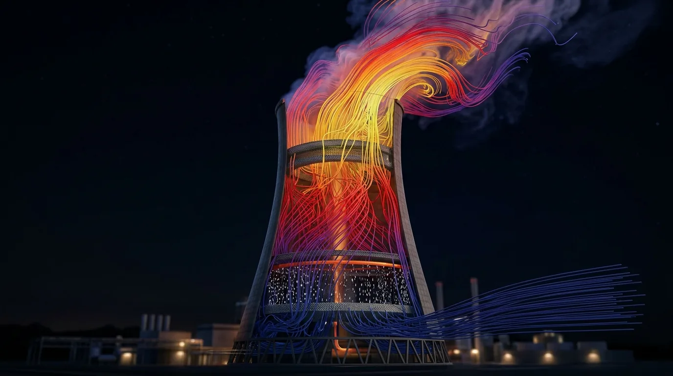 أبراج تبريد — CFD